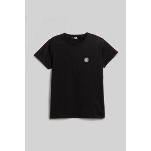 Tričko karl lagerfeld wax seal logo t-shirt černá s