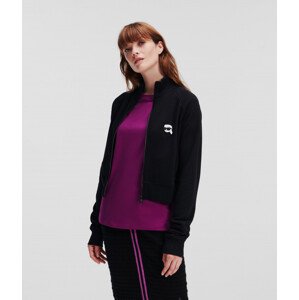 Mikina karl lagerfeld ikonik 2.0 zip up černá m