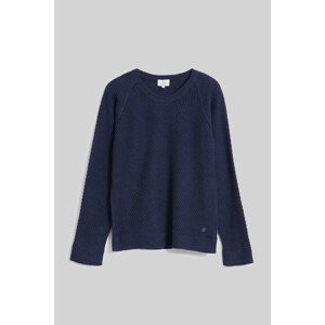 Svetr woolrich diagonal stitch pullover modrá m