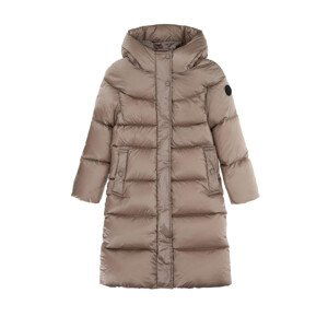 Bunda woolrich aliquippa long parka hnědá 16