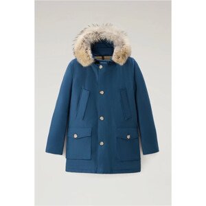 Bunda woolrich arctic detachable fur parka modrá s