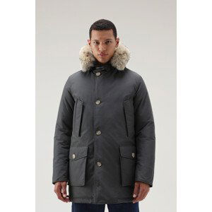 Bunda woolrich arctic detachable fur parka šedá s