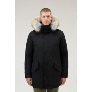 Bunda woolrich polar high collar fur parka černá m