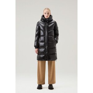 Bunda woolrich aliquippa long puffer jacket černá l