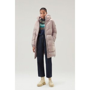 Bunda woolrich aliquippa long puffer jacket hnědá m