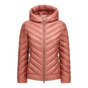 Bunda woolrich chevron quilted hooded jacket růžová m