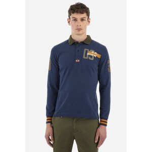 Polokošile la martina man polo l/s heavy jersey modrá l