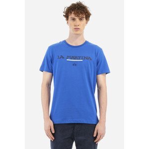 Tričko la martina man t-shirt s/s jersey modrá xxl