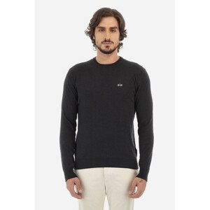 Svetr la martina man tricot crew neck černá xxxl