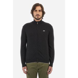 Svetr la martina man tricot full zip černá s