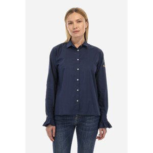 Košile la martina woman shirt l/s poplin modrá 4