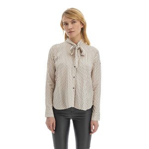 Košile la martina woman shirt l/s printed poplin bílá 1