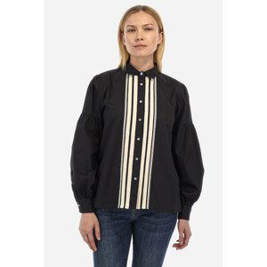 Košile la martina woman shirt l/s poplin černá 2