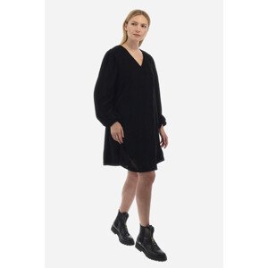 Šaty la martina woman dress l/s light velvet černá 2