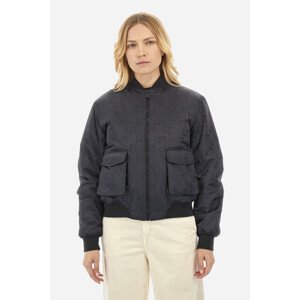 Bunda la martina woman bomber outdoor jaquard s černá 2