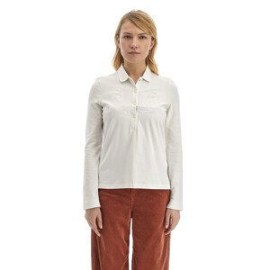 Polokošile la martina woman polo l/s piquet stretch bílá 3