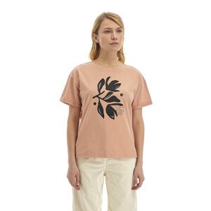 Tričko la martina woman t-shirt s/s peached cott hnědá 2