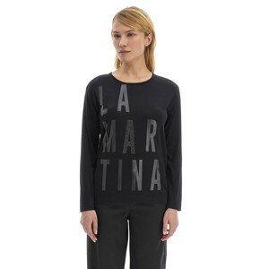 Tričko la martina woman t-shirt l/s viscose jers černá 3