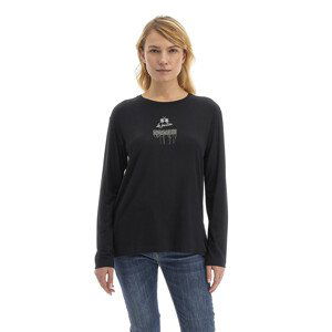 Tričko la martina woman t-shirt l/s viscose jers černá 4