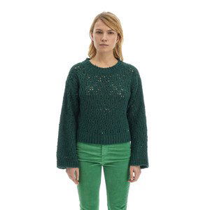 Svetr la martina woman tricot crew neck blended zelená 1