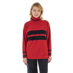 Svetr la martina woman tricot turtle neck wool/ červená 2