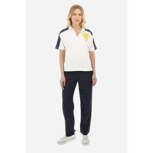 Kalhoty la martina woman trousers poly viscose tw modrá 38