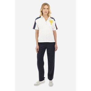 Kalhoty la martina woman trousers poly viscose tw modrá 48