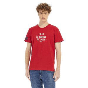 Tričko la martina man t-shirt s/s jersey červená xxxl