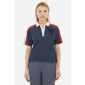 Polokošile la martina woman polo s/s piquet stretch modrá 1