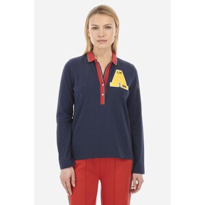 Polokošile la martina woman polo l/s piquet stretch modrá 3