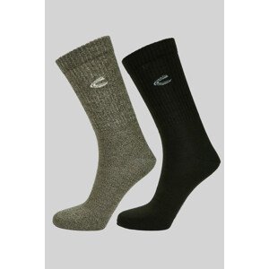 Ponožky camel active camel men ribsocks mouliné 2er hnědá 43/46