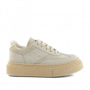 Tenisky mm6 6 court platform low top sneakers lace up bílá 35