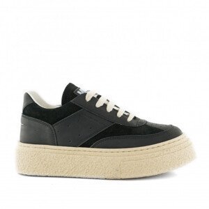 Tenisky mm6 6 court platform low top sneakers lace up černá 36