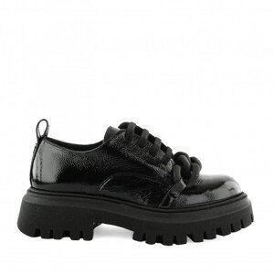 Boty no21 track sole chunky chain embellished shoes lace up černá 35