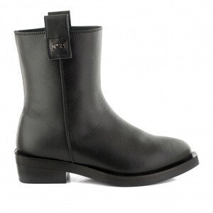 Kotníková obuv no21 leather texan boots černá 34