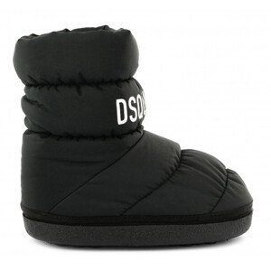 Sněhule dsquared2 logo print puffy nylon snow boots černá 33