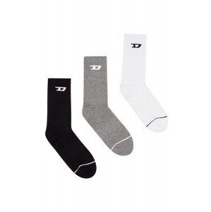 Ponožky diesel skm-ray-threepack socks různobarevná s