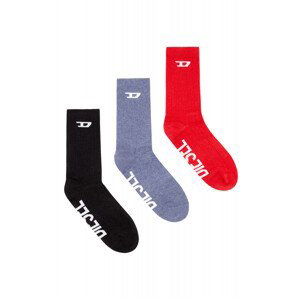 Ponožky diesel skm-ray-threepack socks různobarevná s