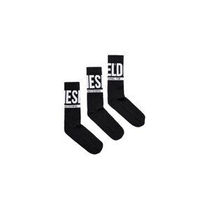 Ponožky diesel skm-ray-threepack socks černá s
