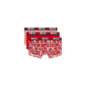 Spodní prádlo diesel umbx-damien 3-pack boxer-sho červená l