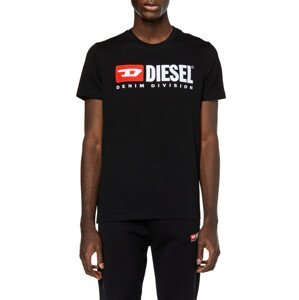 Tričko diesel t-diegor-div t-shirt černá xxl