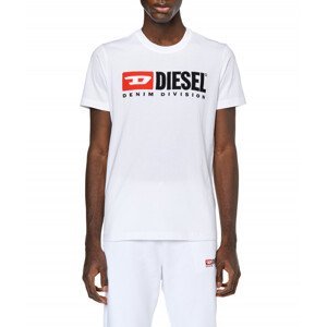 Tričko diesel t-diegor-div t-shirt bílá s