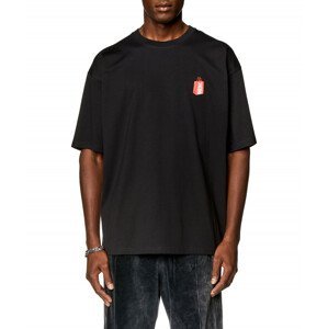 Tričko diesel t-boxt-n2 t-shirt černá xxs