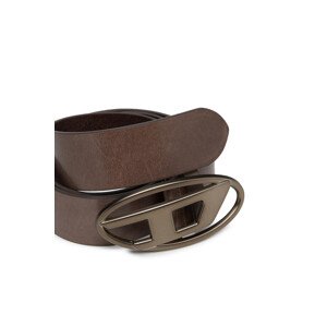 Opasek diesel oval d logo b-1dr belt hnědá 105