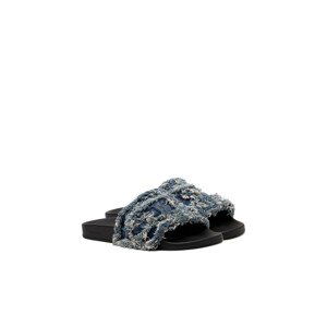 Pantofle diesel mayemi sa-slide d denim sandal modrá 36