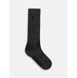 Ponožky peak performance ski sock šedá 39/42