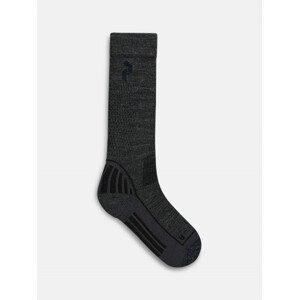 Ponožky peak performance ski sock šedá 42/45