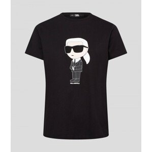 Tričko karl lagerfeld ikonik 2.0 karl t-shirt černá xl