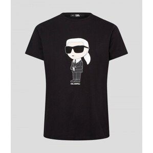 Tričko karl lagerfeld ikonik 2.0 karl t-shirt černá xxl