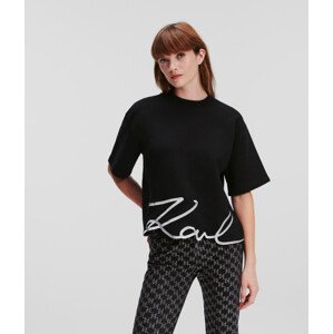 Mikina karl lagerfeld sslv karl hem sweatshirt černá m